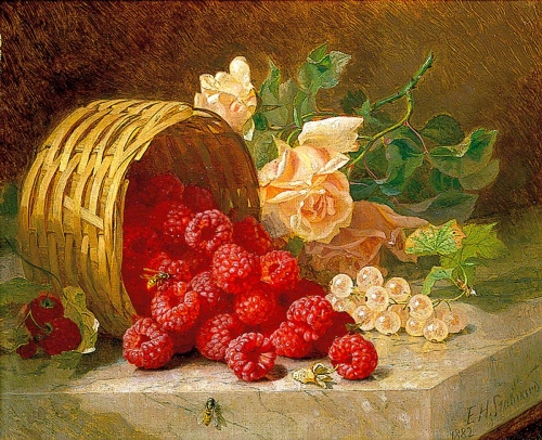Painting Raspberries Roses by Eloise Harriet Stannart.jpg